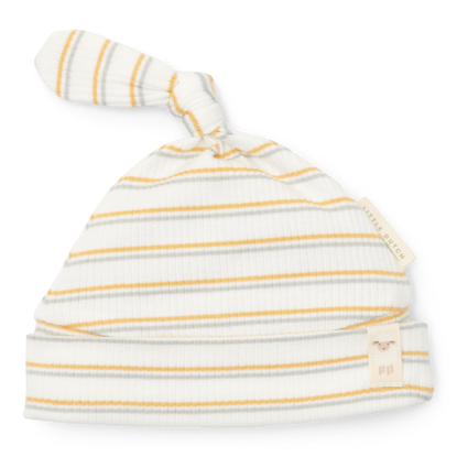 Bild von Mütze mit Knopf Multi stripe - Size 2 - 3-6 M (NOOS)