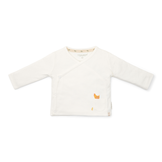 Bild von T-shirt langärmelig wrap Off white - 68 (NOOS)