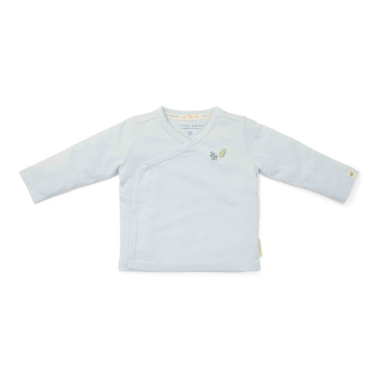 Bild von Wickelshirt langärmlig Baby Blue - 68 (NOOS)