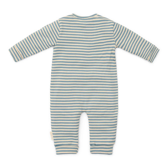 Bild von Strampler Stone Blue Stripe - 74