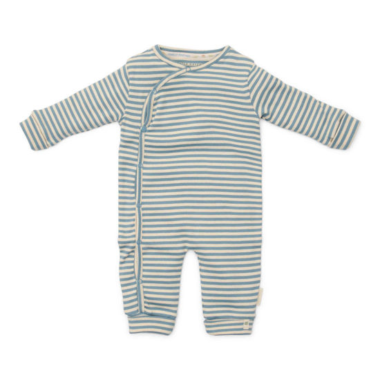 Bild von Strampler Stone Blue Stripe - 50