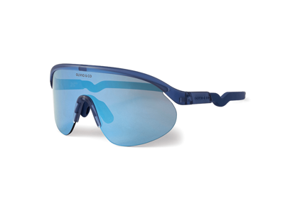 Bild von Junior Half-Rim Sports Sunglasses-Azure Blue