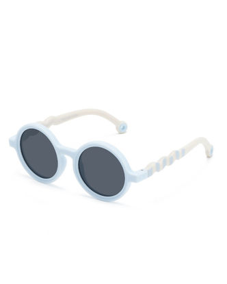 Bild von TODDLER Round Sunglasses-Seaside Stripes-Sailing Blue