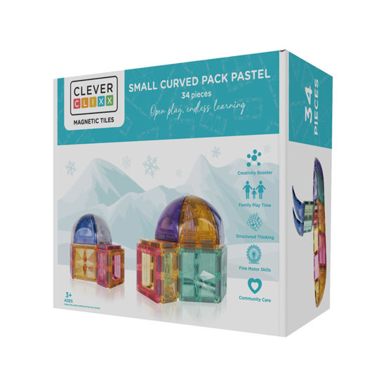 Bild von Small Curved Pack Pastellfarben | 34 Teile