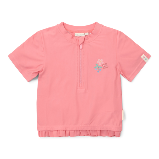 Bild von Rashguard mit kurzen Ärmeln Sunny Flowers Rouge - 86/92