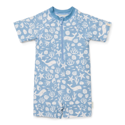 Bild von Badeeinteiler kurzärmlig Sea Life Ocean Blue - 86/92