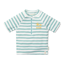 Bild von Rashguard mit kurzen Ärmeln Stripes Surf Blue - 62/68