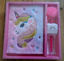 Bild von Geschenkset Notizbuch Plüsch mit Stift pink