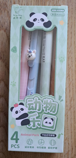 Bild von 4-er Set Radierbare Stifte Panda