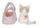 Bild von LD Plüsch Katze Marley in Tasche GRS
