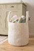 Bild von Aufbewahrungskorb gross - Pure Soft Beige Stripe