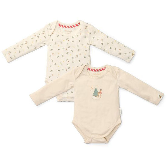 Bild von 2-pack bodysuit long sleeves Little Christmas - 74/80