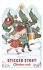 Bild von Stickerbuch Weihnachten