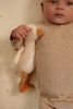 Bild von Wickel Cardigan gestrickt Soft Beige Melee - 68