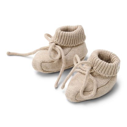 Bild von Gestrickte Schuhe Soft Beige Melee - 62-74