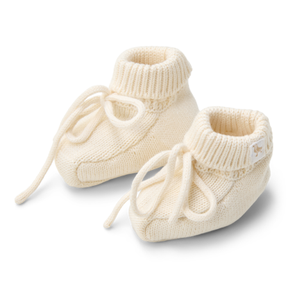 Bild von Gestrickte Schuhe Off White - 62-74