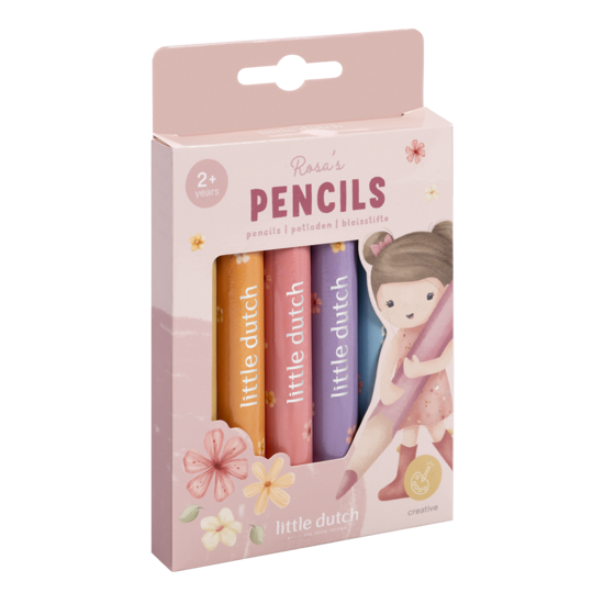 Bild von Farbstifte aus Holz Rosa