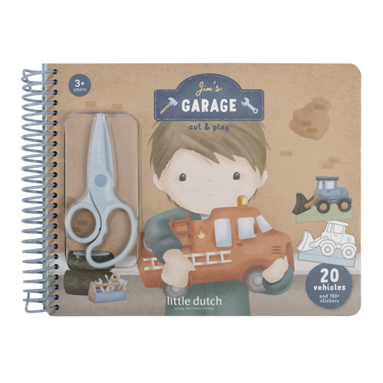 Bild von Bastelbuch mit Schere Jim