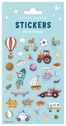 Bild von Stickerset Jim & Friends