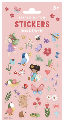 Bild von Stickerset Rosa & Friends