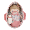 Bild von Babypuppe im Körbchen Rosa GRS