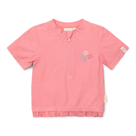 Bild von Rashguard mit kurzen Ärmeln Sunny Flowers Rouge - 74/80