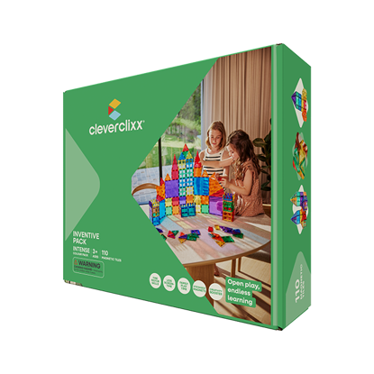 Bild von Cleverclixx Erfindungs-Bausatz in Knallfarben 110 Teile