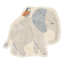 Bild von Teppich Elefant - Grau