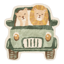 Bild von Teppich Safari Auto