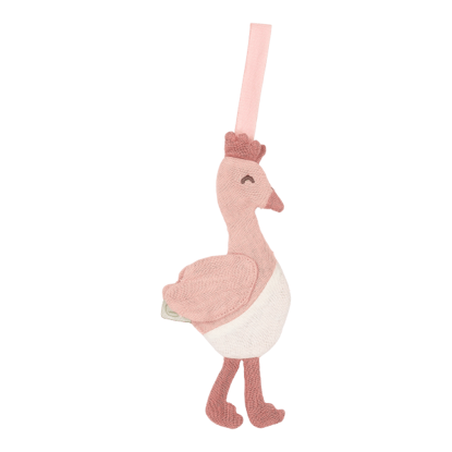 Bild von Schnullertuch Flamingo - Rosa