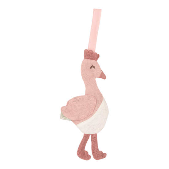 Bild von Schnullertuch Flamingo - Rosa