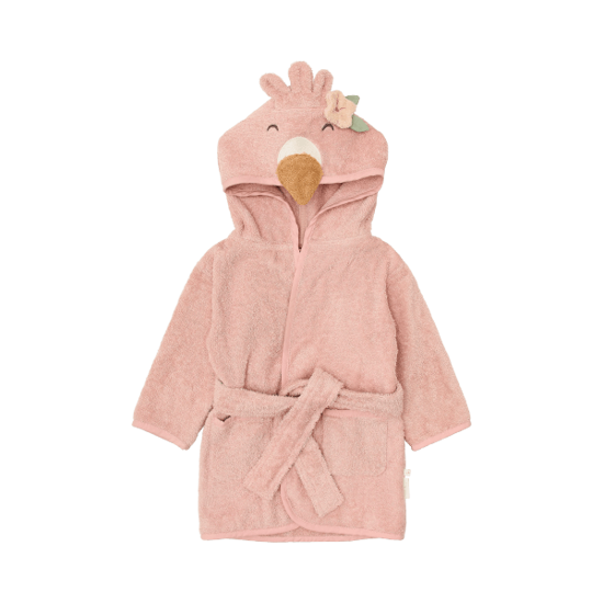 Bild von Bademantel Flamingo - Rosa - 98/104