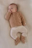Bild von Newborn NOOS Safari Freunde Gestrickte Wickeljacke Soft Tan 74