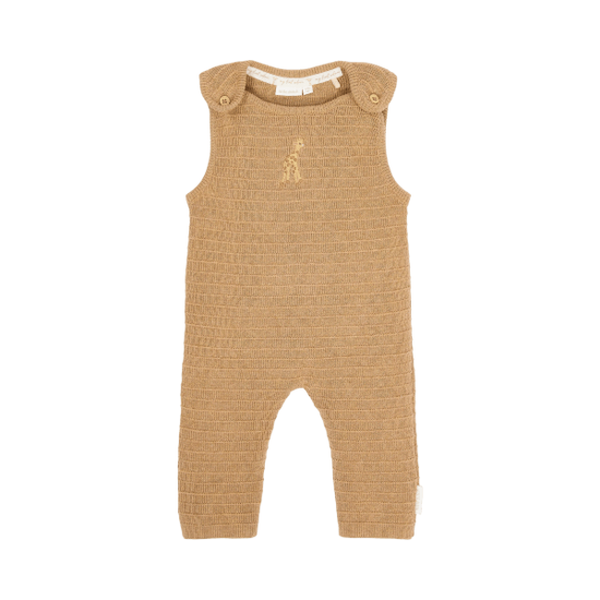 Bild von Newborn NOOS Safari Freunde Gestrickter Strampler Soft Tan 56