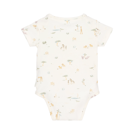 Bild von Newborn NOOS Safari Freunde Strampler kurzarm Little Safari 50
