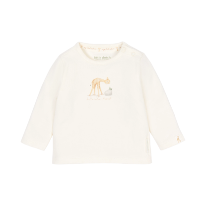Bild von Newborn NOOS Safari Freunde T-Shirt Langarm Creme 56