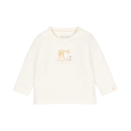 Bild von Newborn NOOS Safari Freunde T-Shirt langarm Creme 68