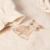 Bild von Newborn NOOS Safari Freunde Wickelbody lange Ärmel Vanilla melee 62
